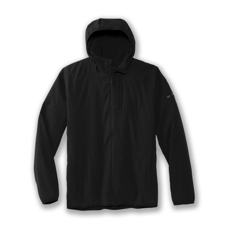 Brooks Canopy - Mens Running Jackets - Black (39507CMEP)